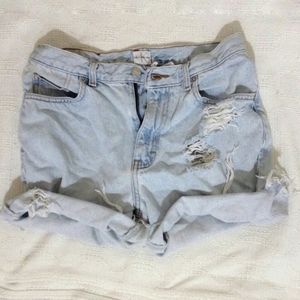 90s Calvin Klein Cutoff Jean Shorts